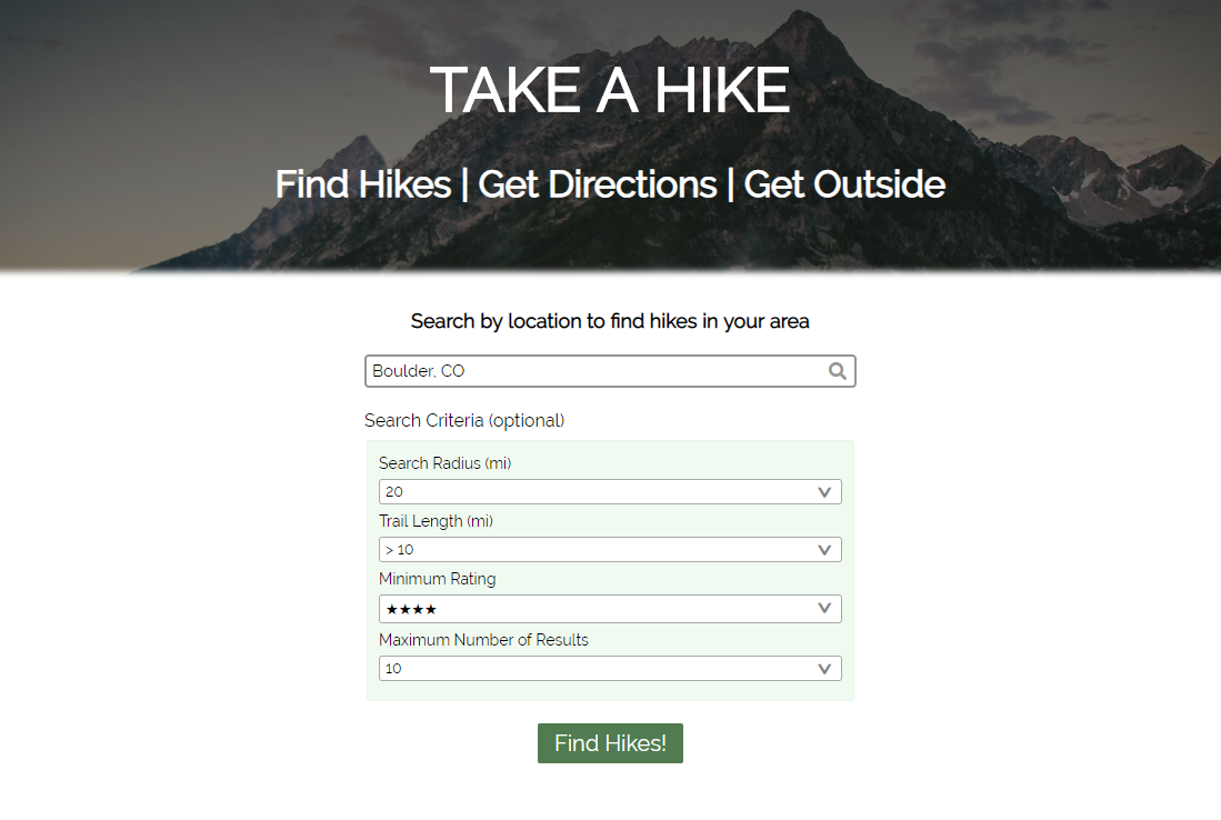 take a hike screenshot